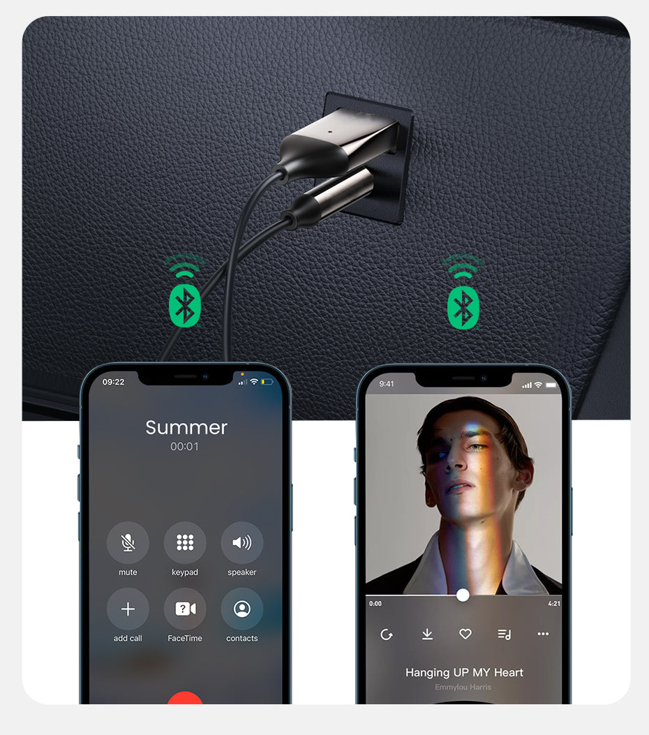 Bluetooth Aux Adapter Bluetooth 5.3 | Stable 10m Range &amp; Auto-Reconnect | Zinc Alloy Build with 5-Device Memory 3