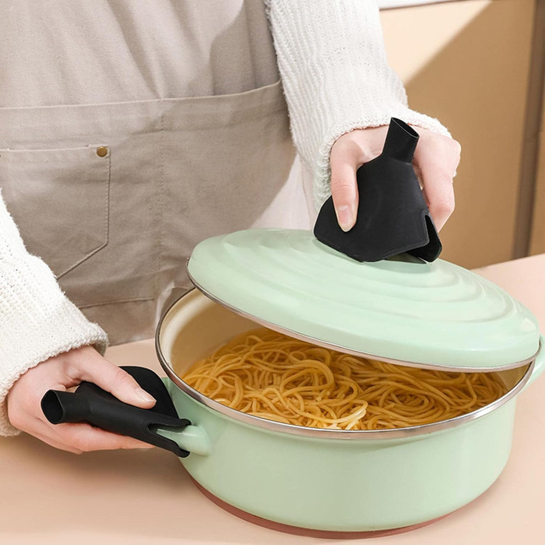 Silicone Hot Handle Cover Heat Resistant Non-Slip Grip 1