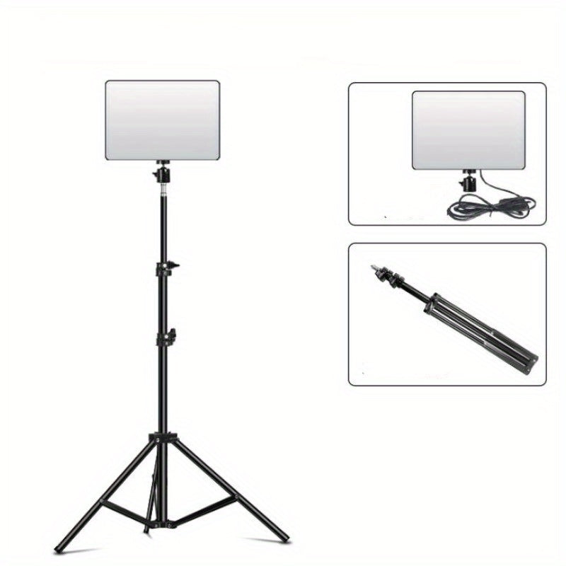 Photography Light Stand with Lamp | Adjustable Height 110 cm | Aluminum Build for Speedlight &amp; Ring Light Studio Setups 6
