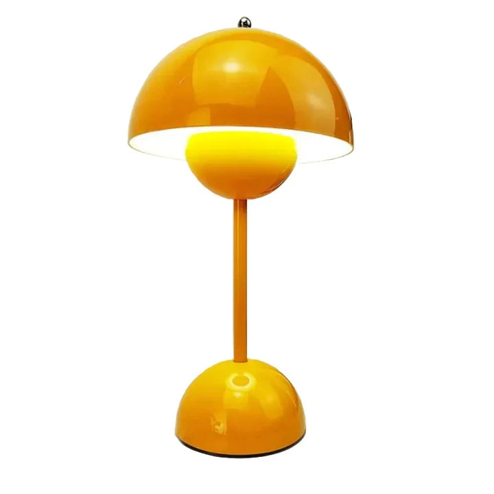 Cordless Touch Table Lamp 25 cm | Retro Style, Touch-Dimming Base | 3 Brightness Levels, Battery-Powered, No Cables 11