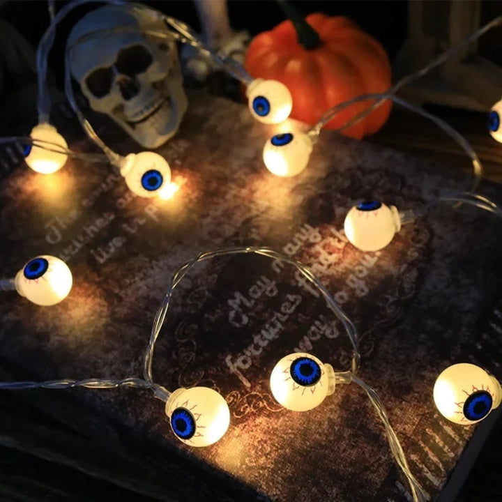 Halloween Outdoor String Lights LED Battery Operated for Patio Party Decoration - Image 5