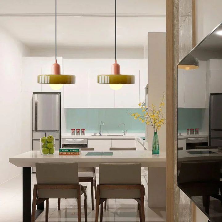 Marble Ceiling Pendant Light | 25x18 cm or 35x22 cm, Scandinavian Design | Warm Ambient Glow, Multiple Colours 19