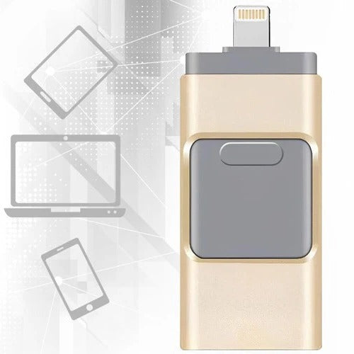 USB Flash Drive for iPhone and Android | Dual-Interface USB-A and Lightning/USB-C | 32GB Capacity for Photos, Videos and Files 3