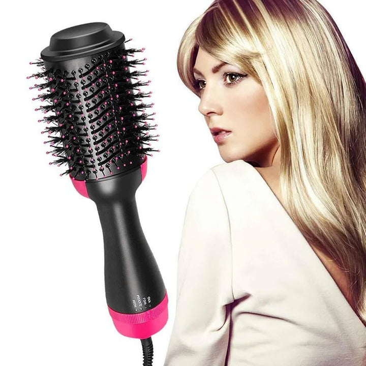 Blow Dry Brush with Ceramic Coating | 1000W Hot Air Styler with 4 Heat Settings | Smooths, Dries and Adds Volume in One Step 1