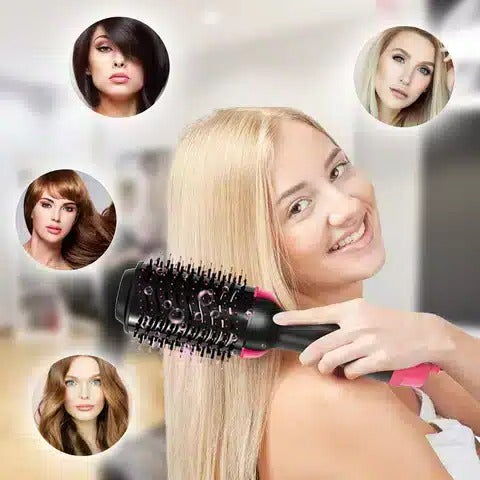 Blow Dry Brush with Ceramic Coating | 1000W Hot Air Styler with 4 Heat Settings | Smooths, Dries and Adds Volume in One Step 3