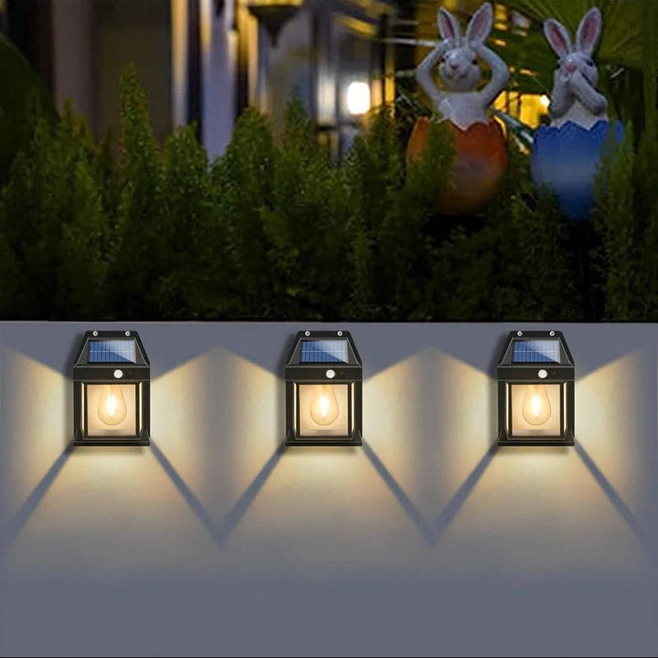 Solar Wall Lamp Outdoor Weatherproof 120-Degree Sensor with 3 Lighting Modes 6