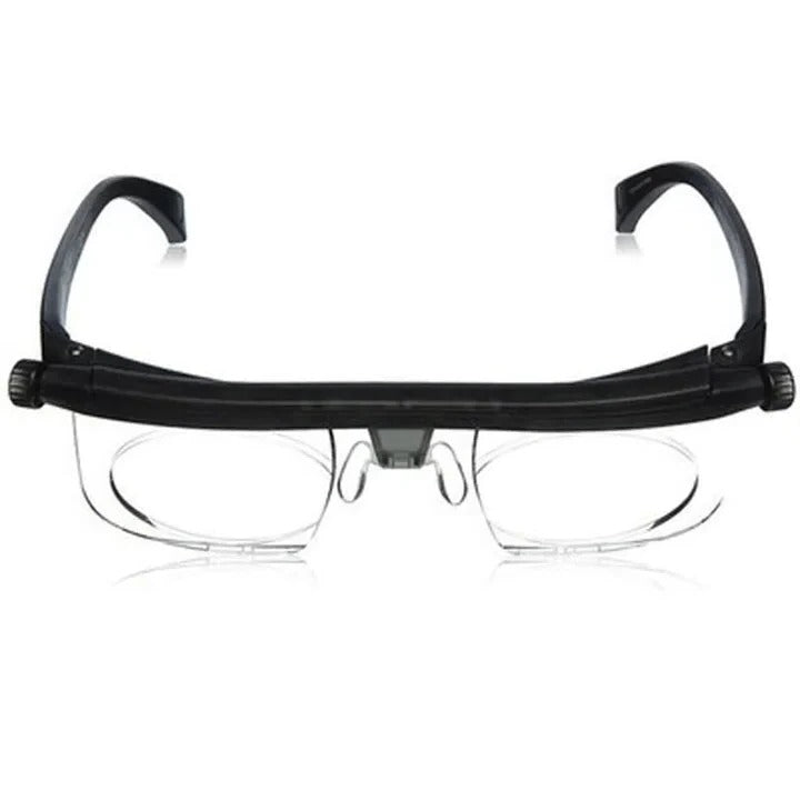 Adjustable Focus Reading Glasses TR90 Frame | Near-to-Far Dial Adjustment | Lightweight Impact-Resistant Lenses 1