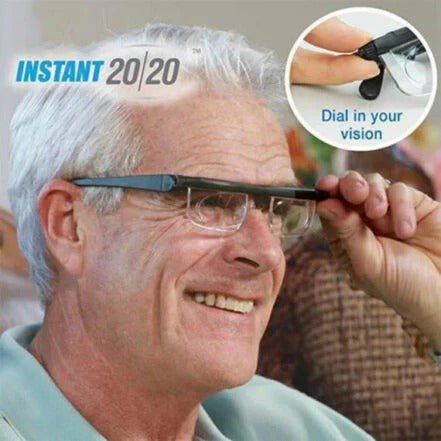 Adjustable Focus Reading Glasses TR90 Frame | Near-to-Far Dial Adjustment | Lightweight Impact-Resistant Lenses 4