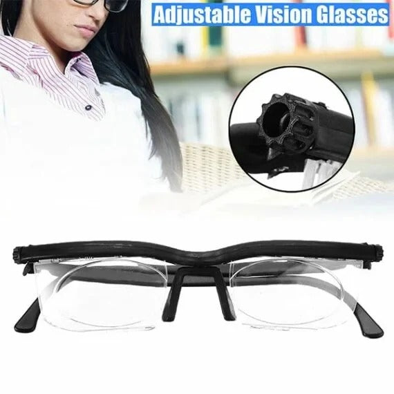 Adjustable Focus Reading Glasses TR90 Frame | Near-to-Far Dial Adjustment | Lightweight Impact-Resistant Lenses 6