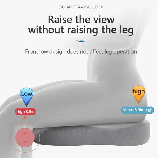 Booster Seat Cushion Memory Foam | Raises Seating Position | Ergonomic Support for Car, Office and Truck Seats 8
