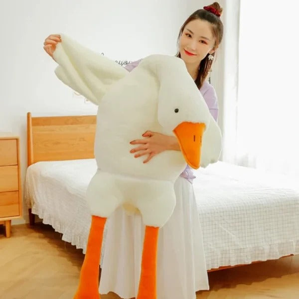 Giant Goose Plush Pillow | Reinforced Stitching, PP Cotton Filling | Body Pillow, Sofa Cushion, Sleeping Partner 5