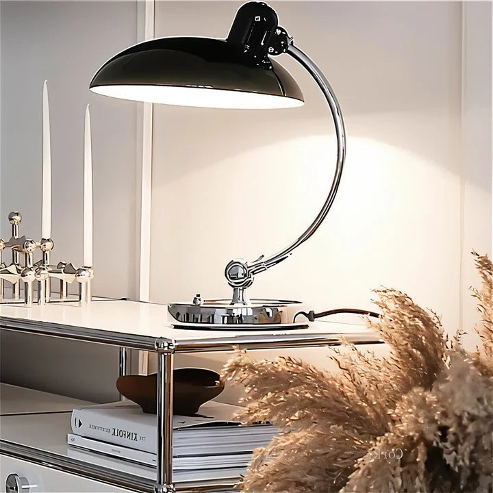 Iron Dome Desk Lamp | Adjustable Arm with Built-In Switch | Vintage-Style Reading Light for Home, Office and Bedside 1