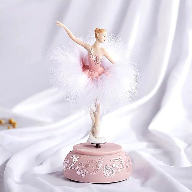 Rotating Ballerina Music Box | Spinning Figure with Classical Melody | Collectible Keepsake Décor for Shelf or Dresser 1