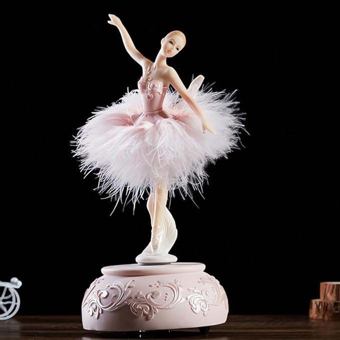 Rotating Ballerina Music Box | Spinning Figure with Classical Melody | Collectible Keepsake Décor for Shelf or Dresser 4