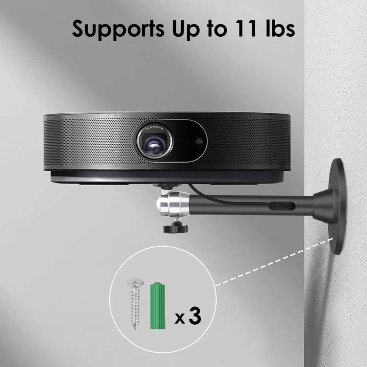 Projector Ceiling Mount Aluminium Alloy | Universal Fit with 360-Degree Rotation | Ceiling, Wall and Floor Install 5