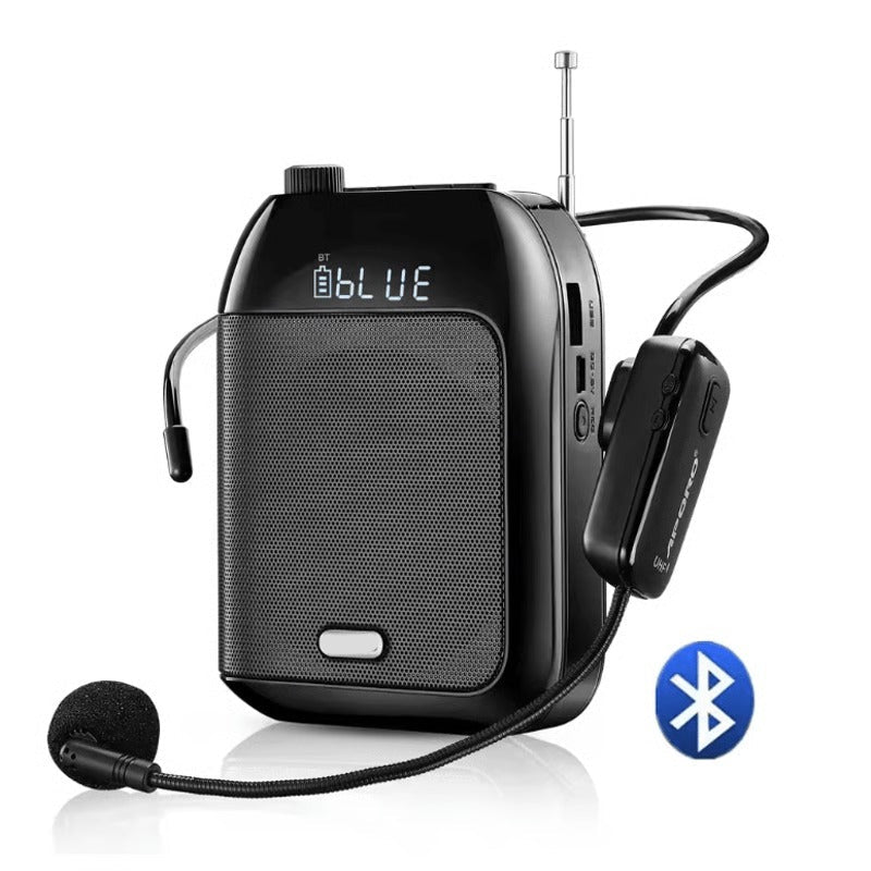 Bluetooth Wireless Voice Amplifier Headset Microphone | U-Disk Support &amp; Hands-Free Design | Rechargeable Battery for All-Day Use 1