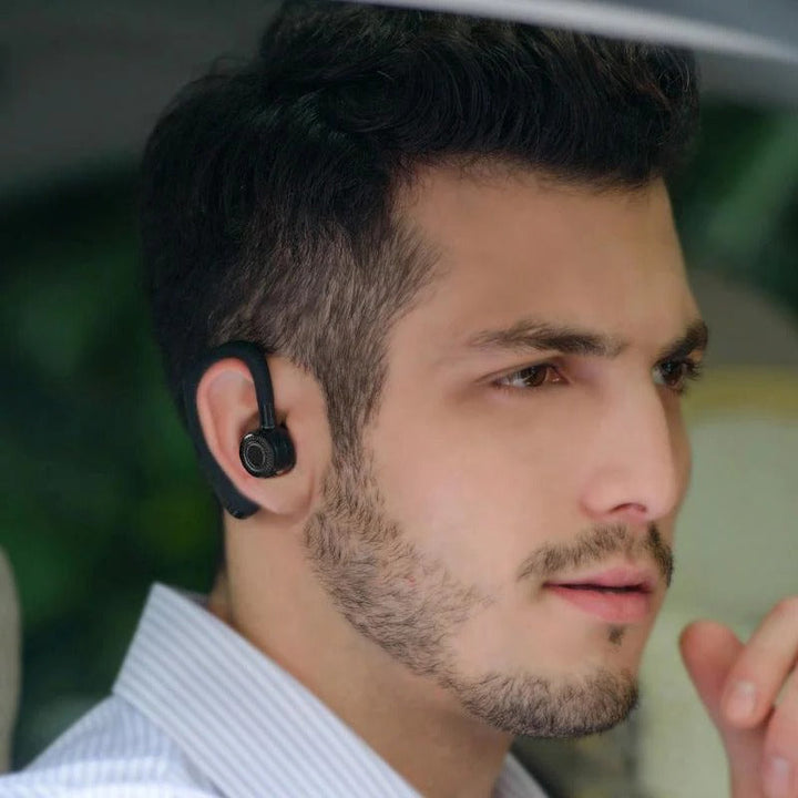 Bluetooth Hands-Free Headset with Voice Command | Triple Mic Noise Cancellation | Multi-Point Pairing &amp; Sweat-Proof Build 2