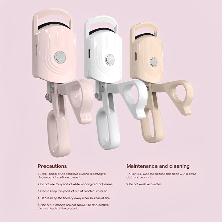 Electric Heated Eyelash Curler | 3 Adjustable Heat Settings, Anti-Scald Cool-Touch Surface | Long-Lasting Lift &amp; Curl 7