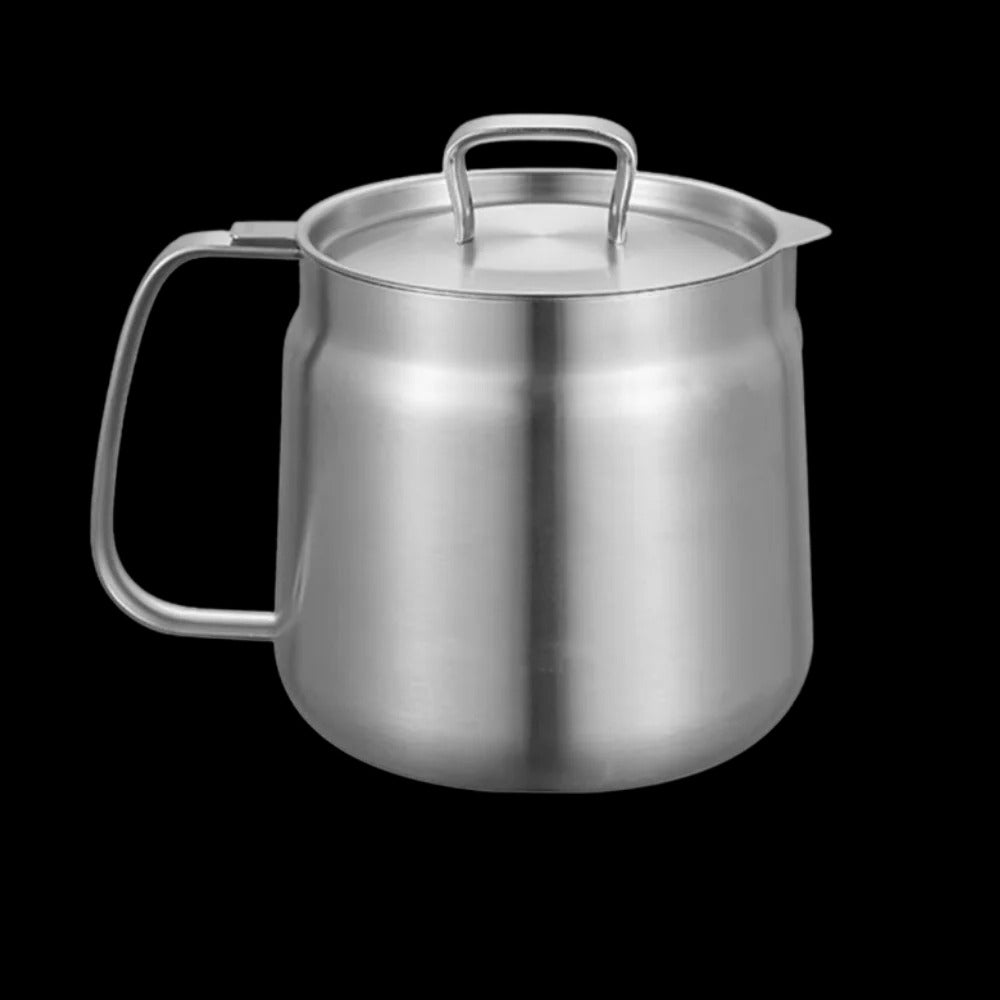 Deep Frying Pot Stainless Steel | Built-In Oil Strainer | Heat-Resistant Handle for Safe, Dishwasher-Safe Frying 8