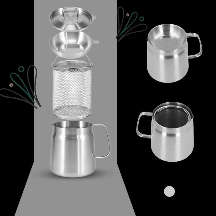Deep Frying Pot Stainless Steel | Built-In Oil Strainer | Heat-Resistant Handle for Safe, Dishwasher-Safe Frying 7