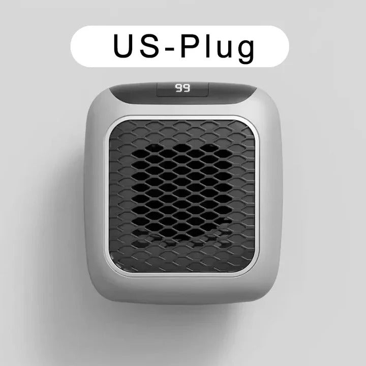 Electric Wall Heater 800W | Ceramic Heating Element with Remote Control | Programmable Timer, LED Display and Wall Mount 3
