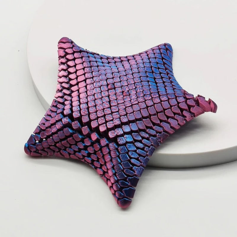 Articulated Starfish Fidget Toy Click-Free Poseable Joints 2