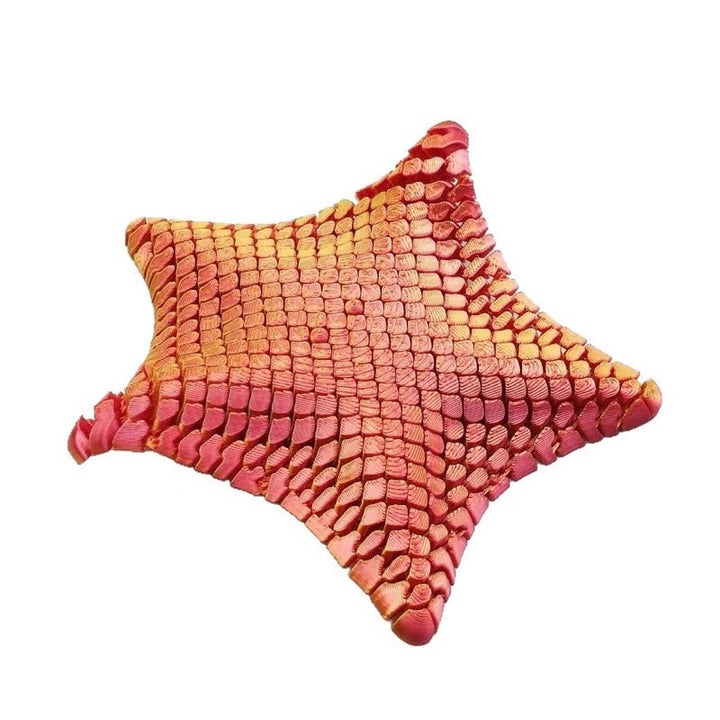 Articulated Starfish Fidget Toy Click-Free Poseable Joints 4