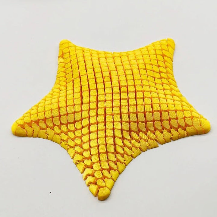 Articulated Starfish Fidget Toy Click-Free Poseable Joints 5
