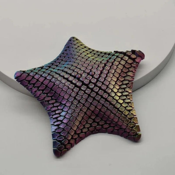 Articulated Starfish Fidget Toy Click-Free Poseable Joints 6