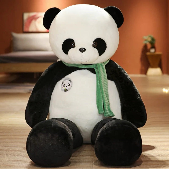 Panda Plush Skin Soft Plush Fabric | Unstuffed Zip Shell for DIY Filling | Customisable Firmness Cuddly Toy Cover 1