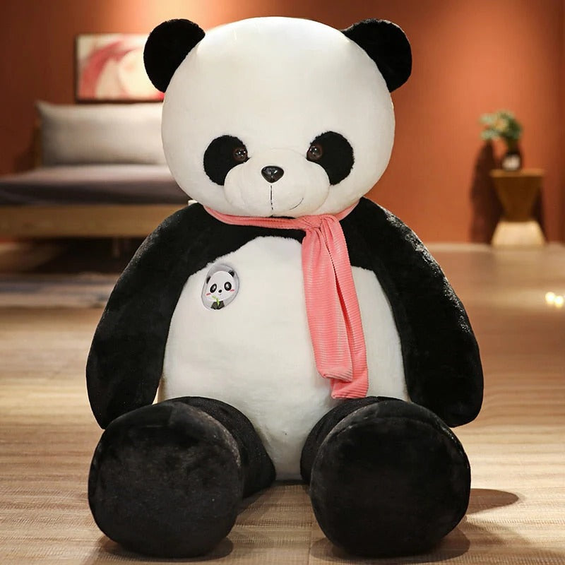Panda Plush Skin Soft Plush Fabric | Unstuffed Zip Shell for DIY Filling | Customisable Firmness Cuddly Toy Cover 2