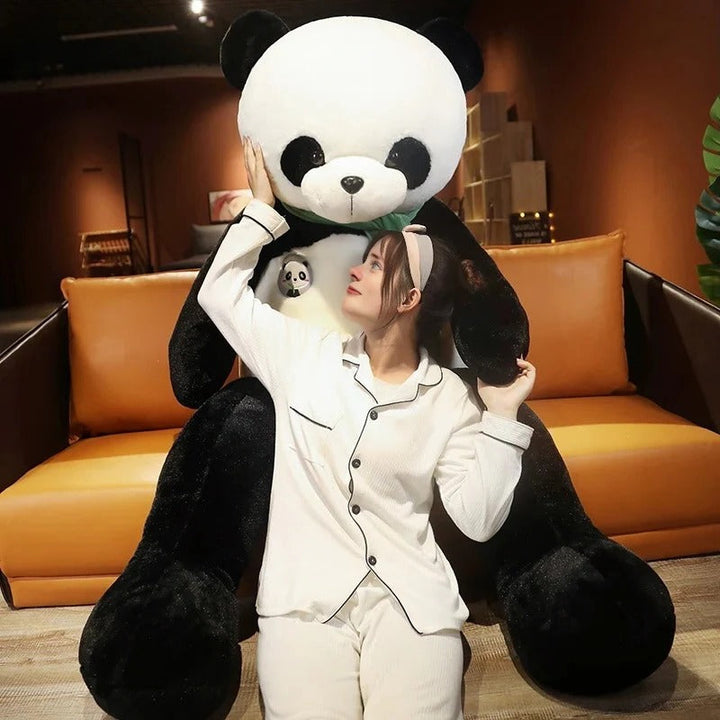 Panda Plush Skin Soft Plush Fabric | Unstuffed Zip Shell for DIY Filling | Customisable Firmness Cuddly Toy Cover 5