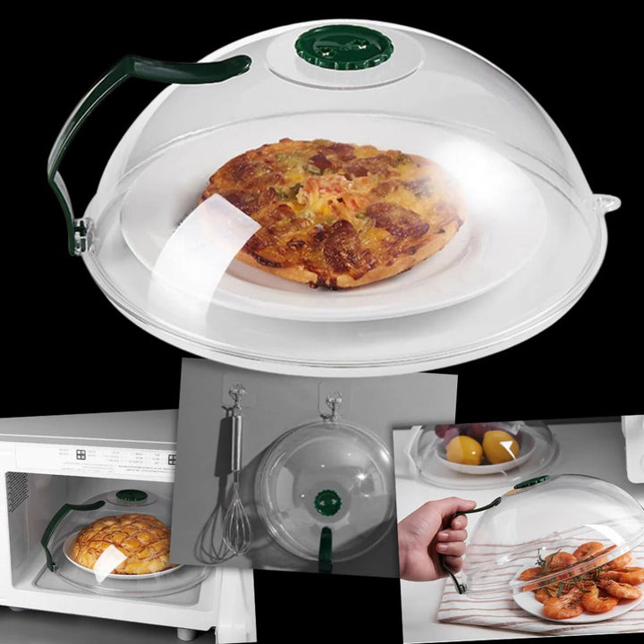 Microwave Splatter Cover with Steam Hole | Reusable Food-Safe Dishwasher-Safe Design | Keeps Interior Splash-Free 4