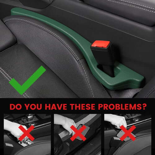 Car Seat Gap Fillers Polyurethane | Flexible No-Tool Install | Keeps Keys, Phone &amp; Coins From Falling Through Seat Gaps 6