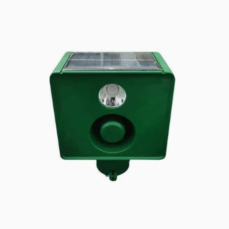 Solar Animal Deterrent Light Alarm Dual Spotlight Weatherproof 10