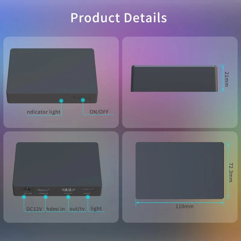 TV Backlight LED Strip with Real-Time HDMI Sync | 4K HDR Scene Sync | Wireless App and Smart Speaker Voice Control 5