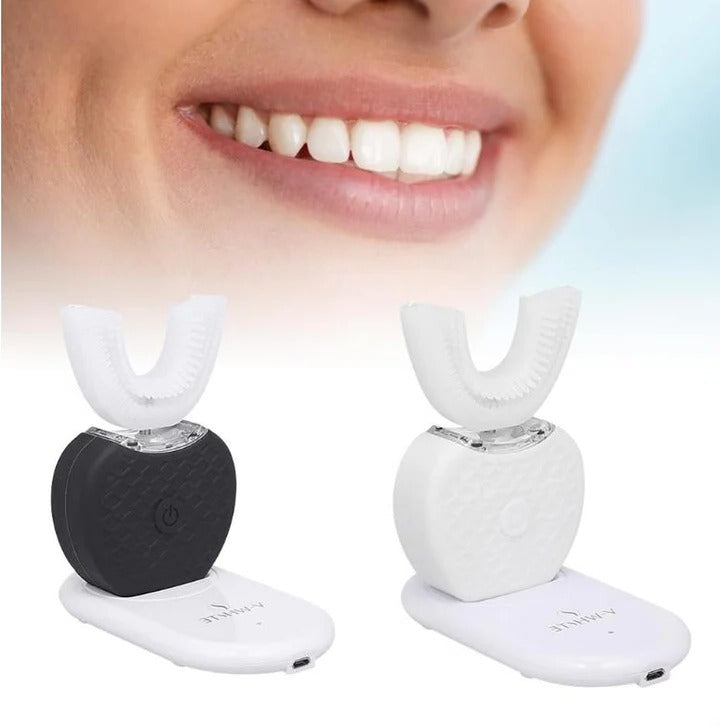 U Shaped Sonic Toothbrush | 5000 Vibrations Per Minute | Blue Light Technology for 30 Second Deep Plaque Clean 11