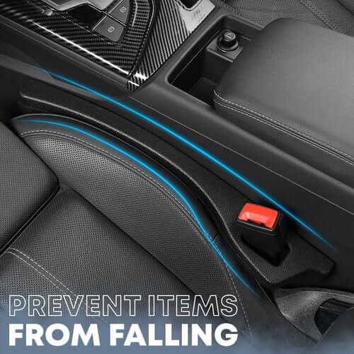 Car Seat Gap Fillers Polyurethane | Flexible No-Tool Install | Keeps Keys, Phone &amp; Coins From Falling Through Seat Gaps 3