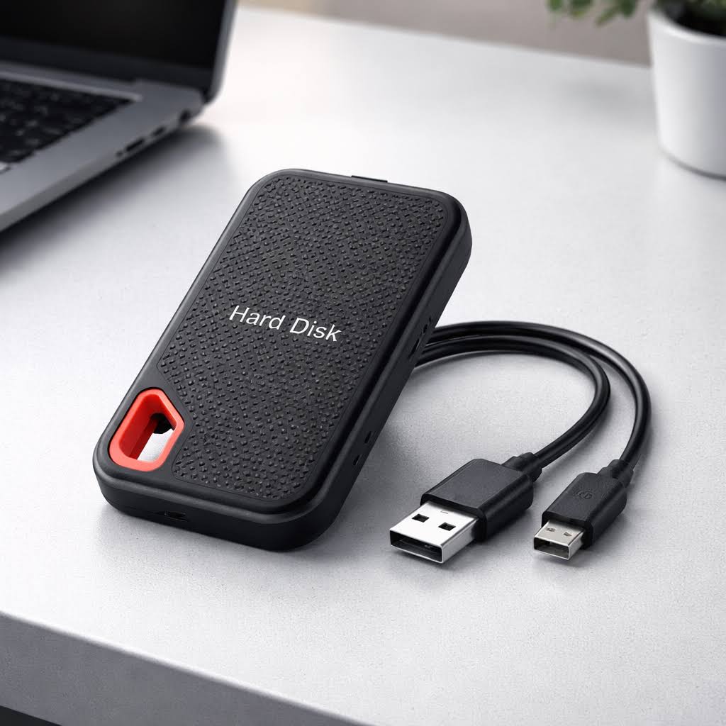 External Hard Drive Portable SSD | Type-C High-Speed Transfer | Aluminium Alloy Shell, Multi-Device Compatible 3