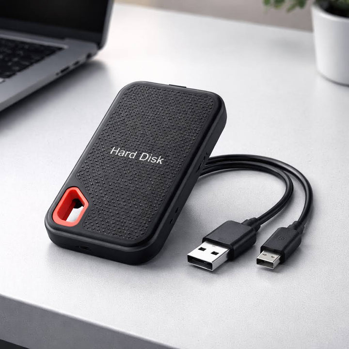 External Hard Drive Portable SSD | Type-C High-Speed Transfer | Aluminium Alloy Shell, Multi-Device Compatible 3