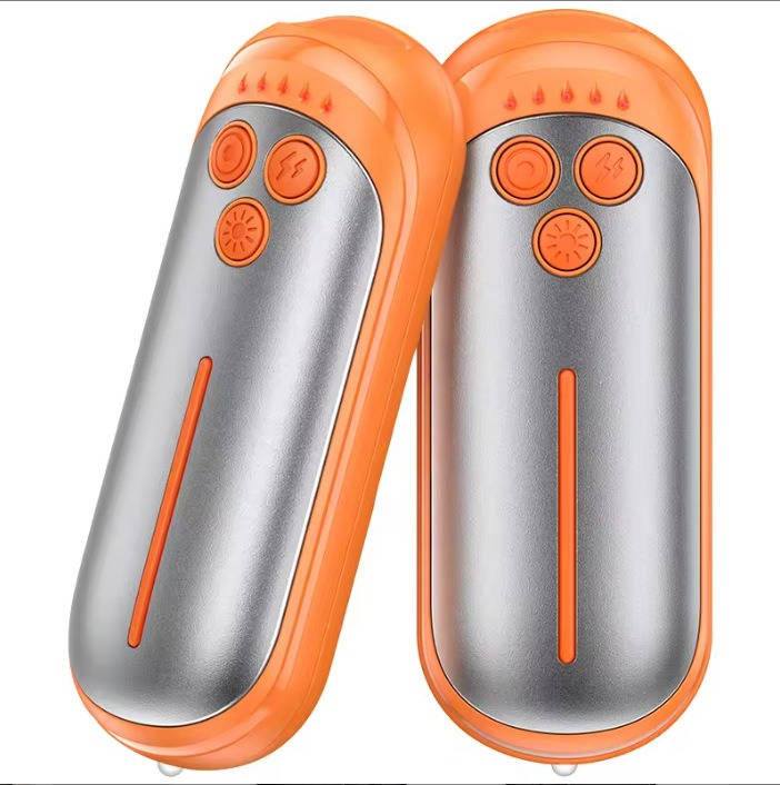 Rechargeable Hand Warmers 2 Pack | AI Smart Chip, 5 Heat Settings | 6000mAh Battery, 15 Hour Warmth, Snap-On Fit 9