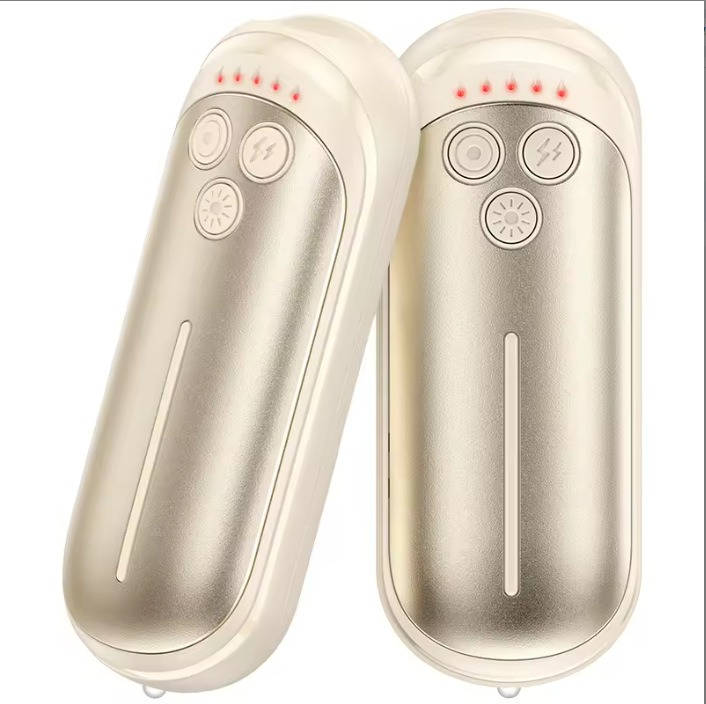 Rechargeable Hand Warmers 2 Pack | AI Smart Chip, 5 Heat Settings | 6000mAh Battery, 15 Hour Warmth, Snap-On Fit 7