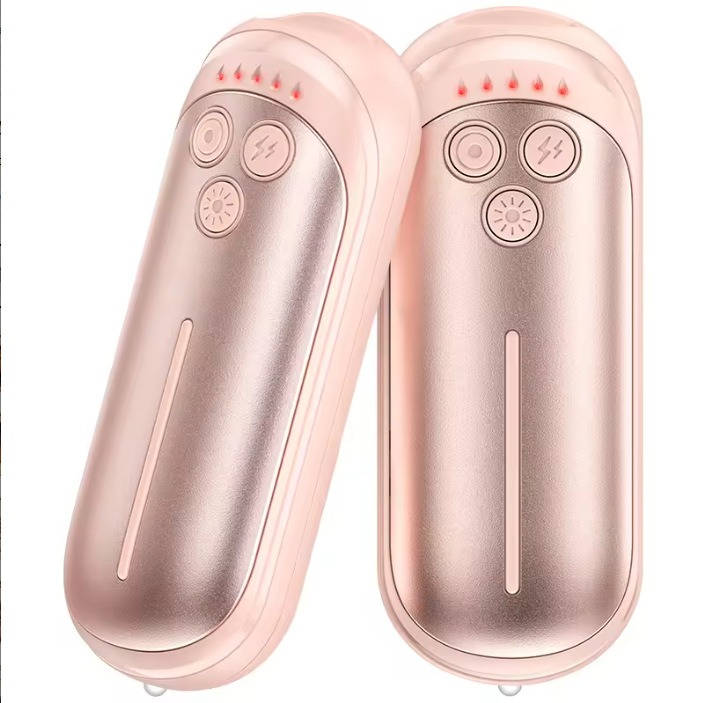 Rechargeable Hand Warmers 2 Pack | AI Smart Chip, 5 Heat Settings | 6000mAh Battery, 15 Hour Warmth, Snap-On Fit 8