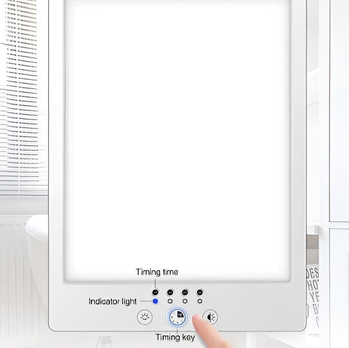 Sunlight Therapy Lamp | 56 LED Beads, 10 Brightness Levels &amp; Colour Temperatures | USB Powered with Sleep Timer 5