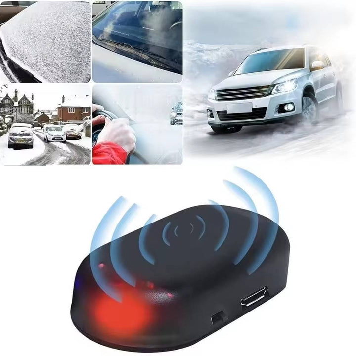 Car Ice Scraper Set Resin | 3-Piece Scraping Tools for Frost, Snow and Ice Buildup | Scratch-Free Windscreen Clearing Kit 1