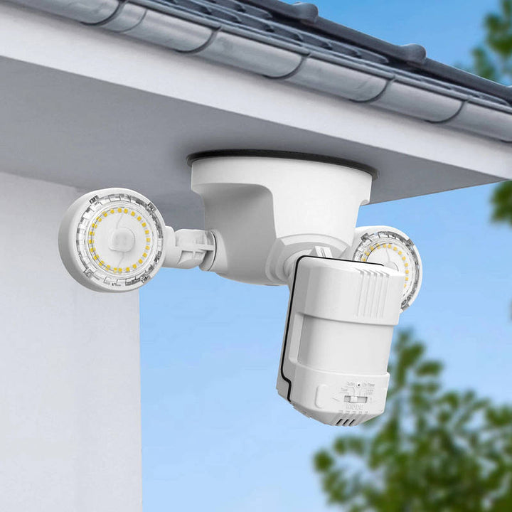 Motion Sensor LED Flood Light Ceramic Housing | 2000 Lumen 320 Degree Beam, 72ft Range | IP65 Weatherproof Security Light 1