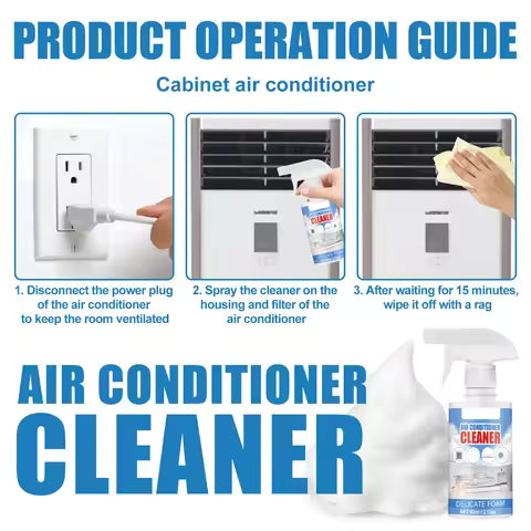 Foam Cleaner Spray Air Conditioner Deodorising with No Disassembly Needed