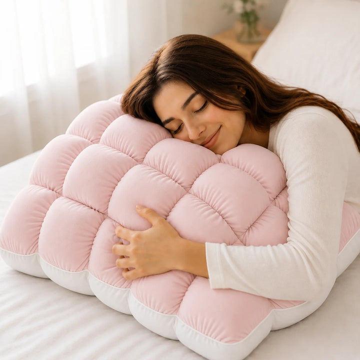 Sleeping Pillow | Soft Microfibre Support Pillow in a Quilted 48 x 74cm Casing