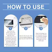 Foam Cleaner Spray Air Conditioner Deodorising with No Disassembly Needed