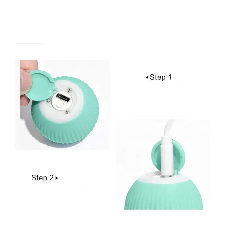 Interactive Cat Ball Toy | Automatic Random Movement &amp; Light Vibration | Stimulates Play, Exercise and Curiosity 5